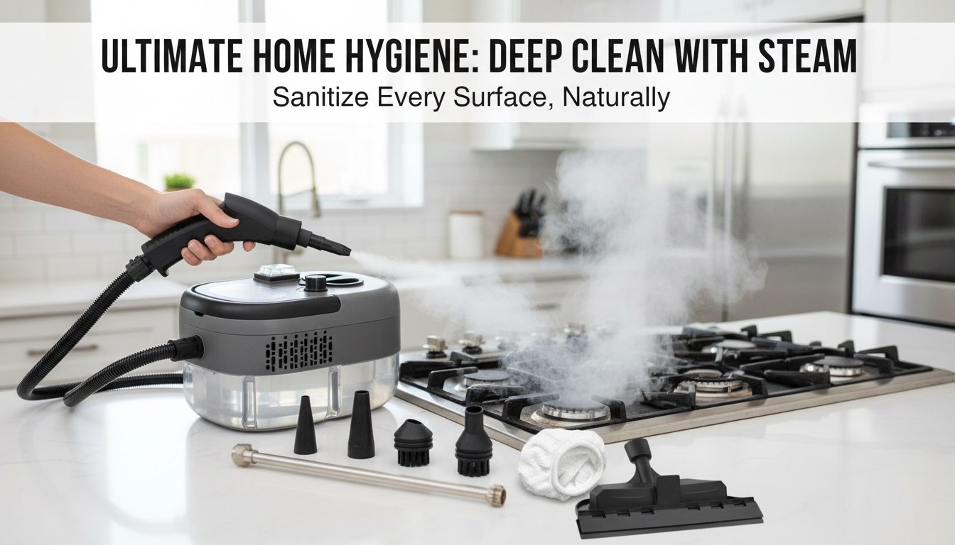 2500W Handheld Steam Cleaner: Home & Car Detail Guide