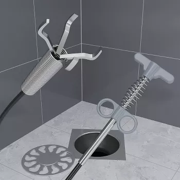 160cm Spring Drain Snake: Clear Sink & Shower Clogs